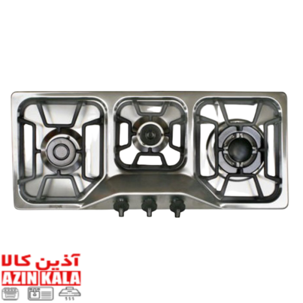 اجاق گاز 3 شعله استیل بورنیک مدل آیلار