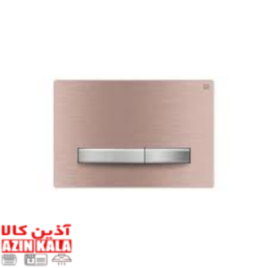 کلید فلاش تانک ایران پرایم استیل1میل رزگلدخش دار کد67