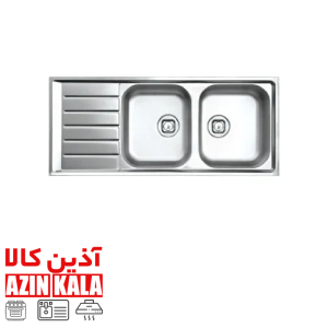 سینک استیل مونتینا مدل4208 عاج دار