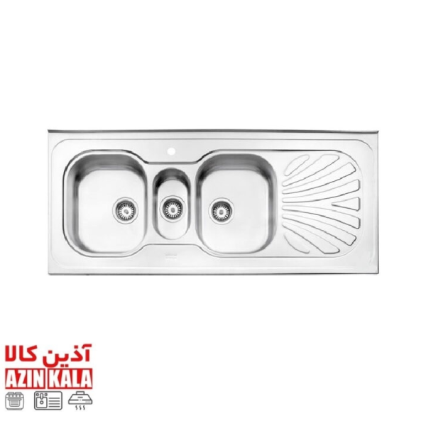 سینک استیل البرز مدل 60*530