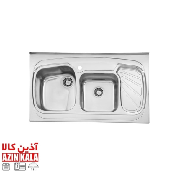 سینک استیل البرز مدل 60*611