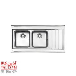 سینک استیل البرز مدل 60*734