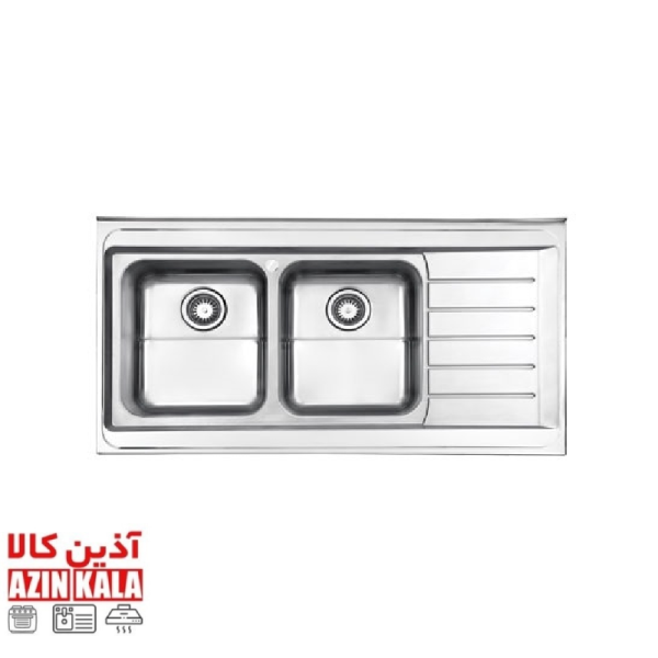 سینک استیل البرز مدل 60*735