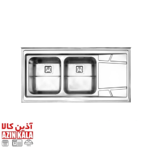 سینک استیل البرز مدل 60*738