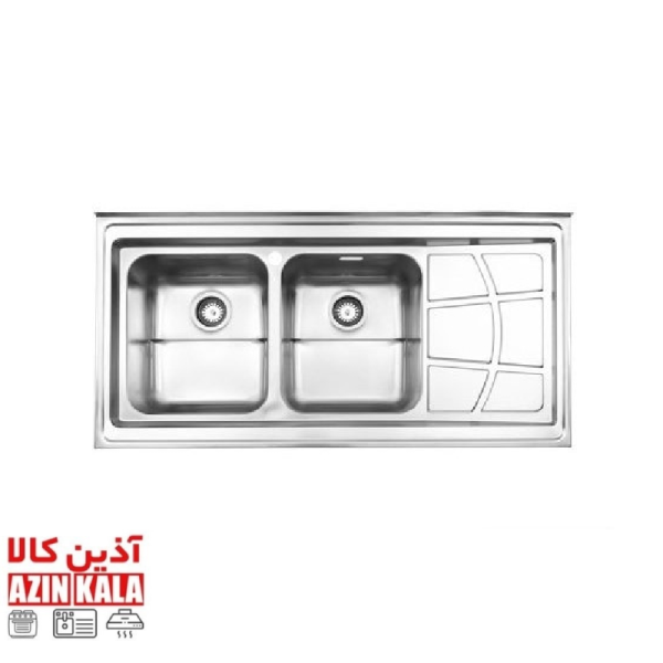 سینک استیل البرز مدل 60*762