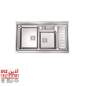 سینک استیل البرز مدل 60*852