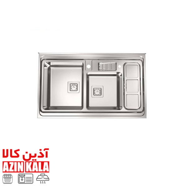 سینک استیل البرز مدل 60*853