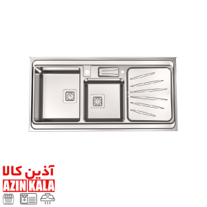 سینک استیل البرز مدل 60*854