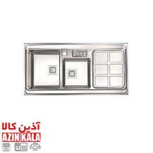سینک استیل البرز مدل 60*855