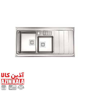 سینک استیل البرز مدل 60*856