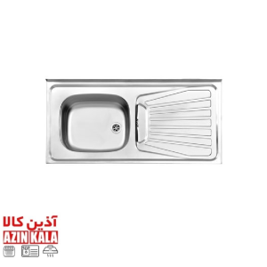 سینک استیل البرز مدل 50*165