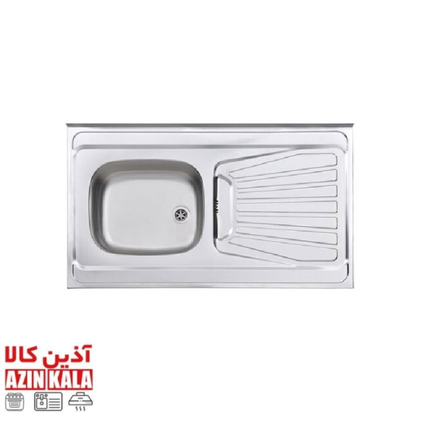 سینک استیل البرز مدل 60*165