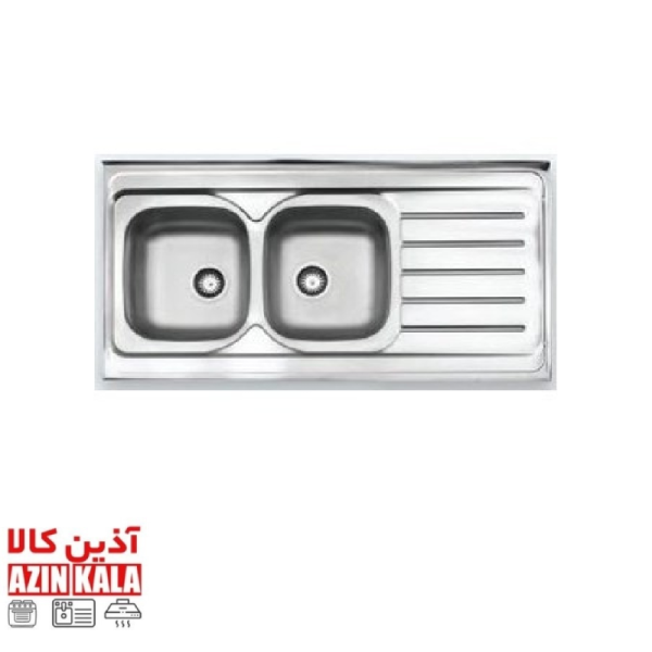 سینک استیل البرز مدل 60*221