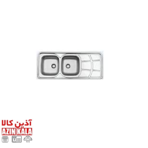 سینک استیل البرز مدل 50*222