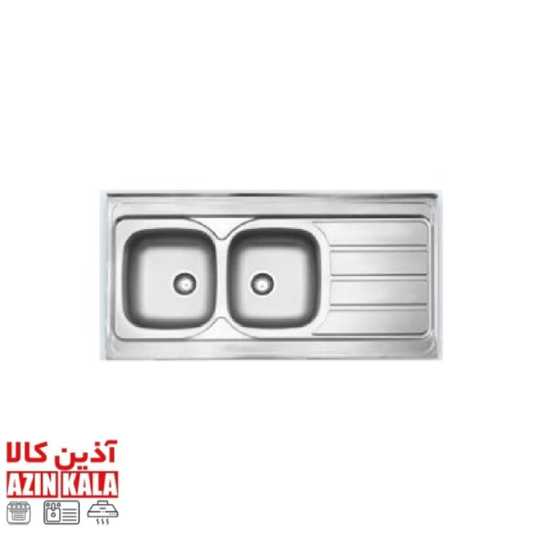 سینک استیل البرز مدل 60*223