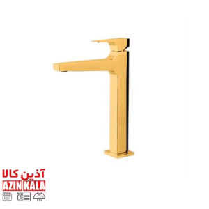 شیر روشویی پایه بلند KWC اراتو طلایی